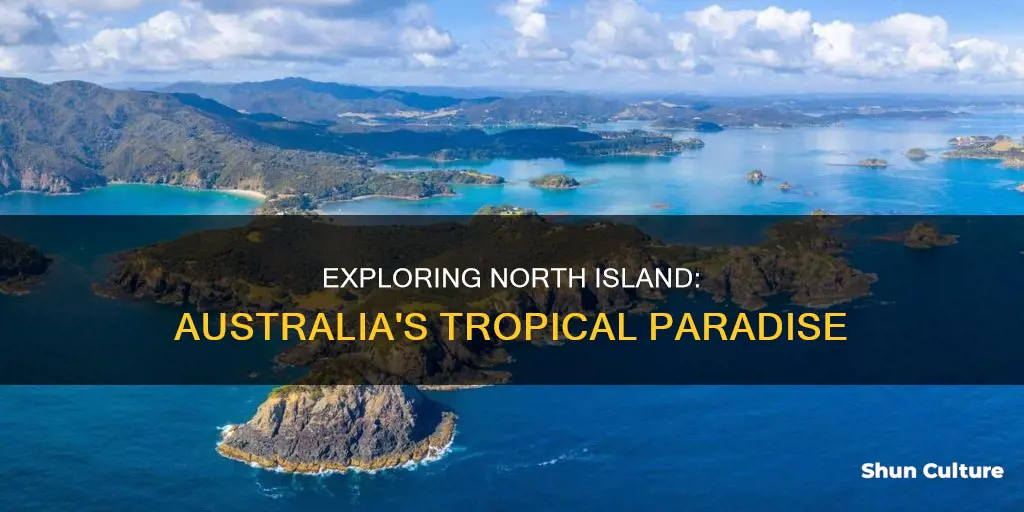 where is north island located on the map of australia