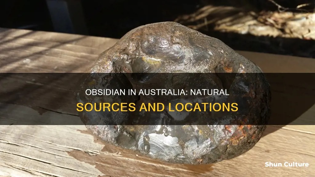 where is obsidian found in australia