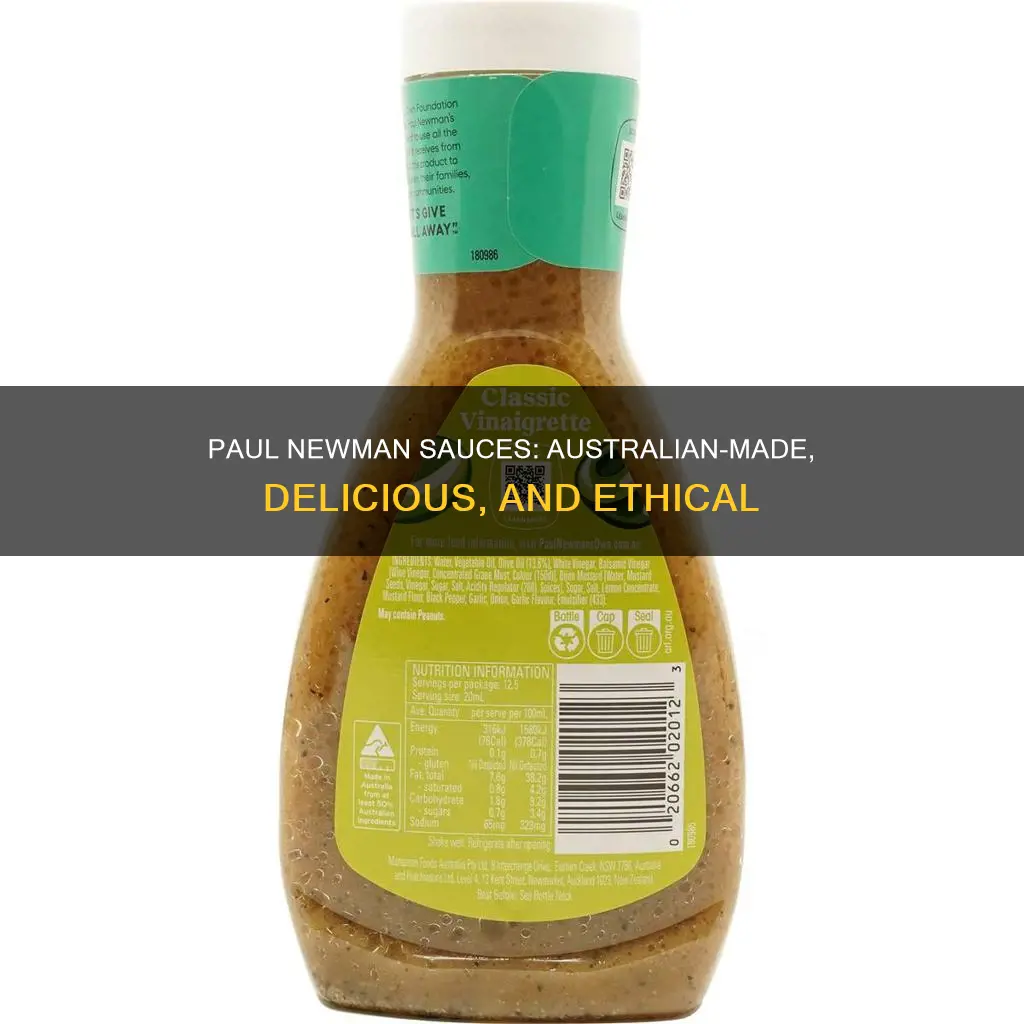 where is paul newman sauces made in australia