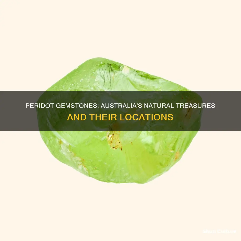 where is peridot found in australia