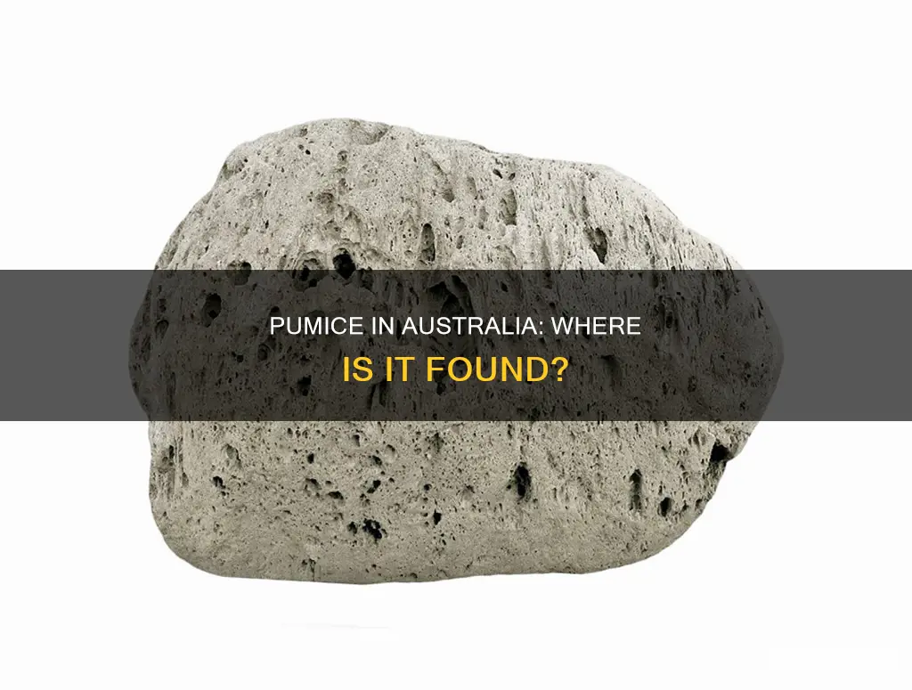 where is pumice found in australia