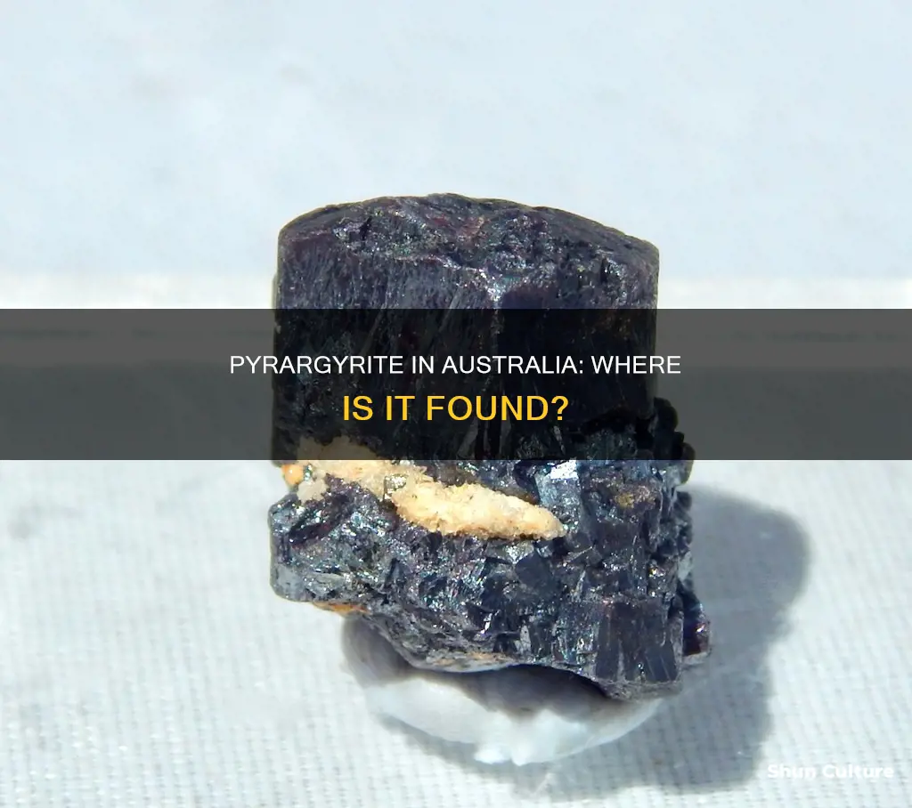 where is pyrargyrite found in australia