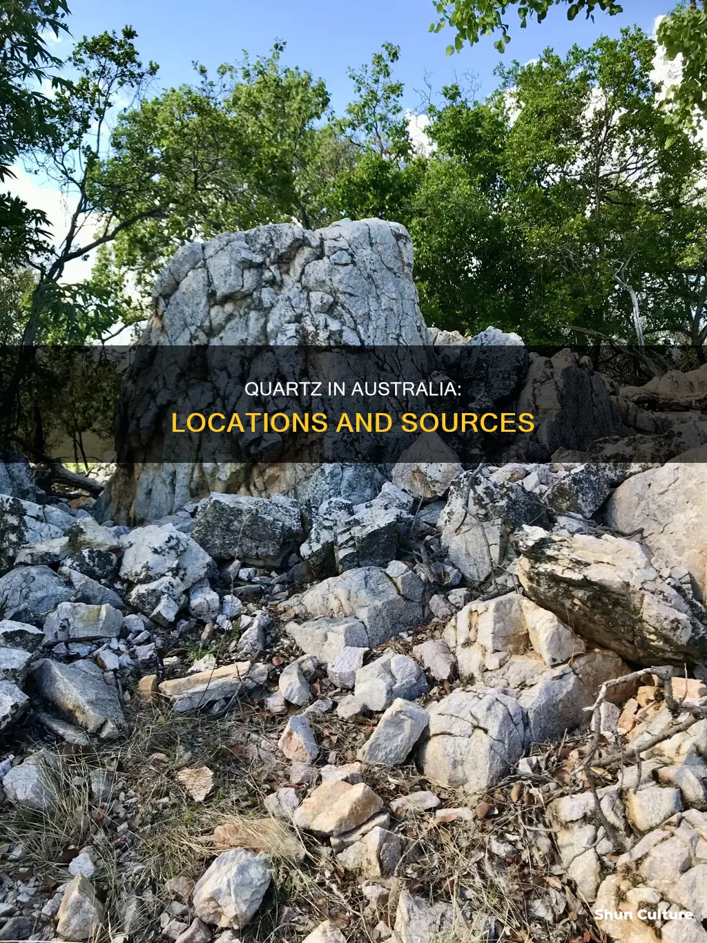 where is quartz found in australia