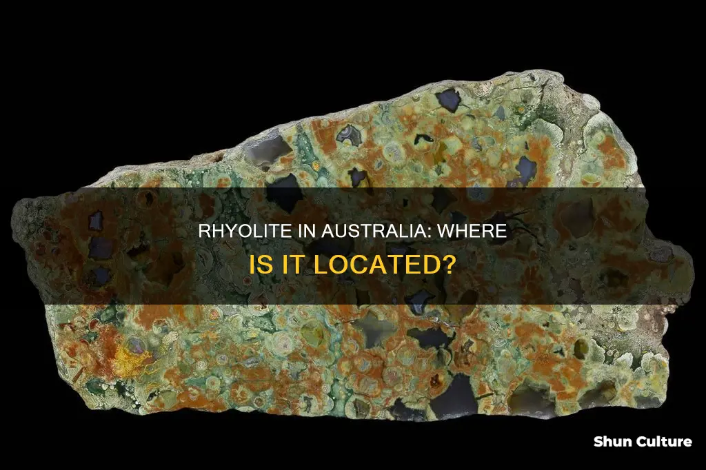 where is rhyolite found in australia