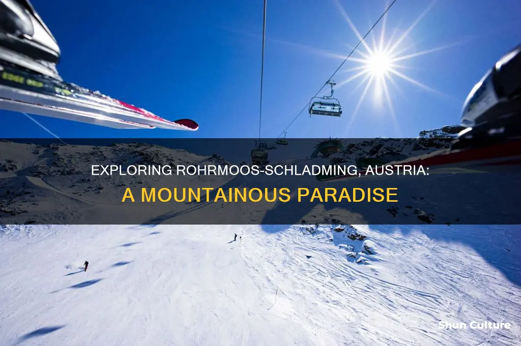 where is rohrmoos schladming austria