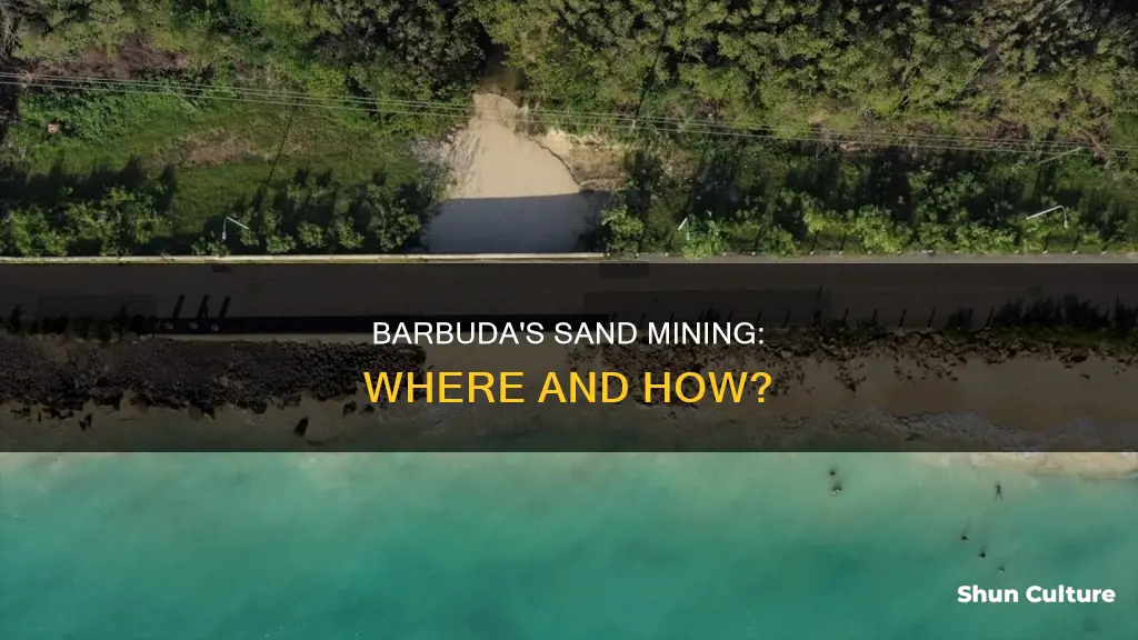 where is sand mining in barbuda