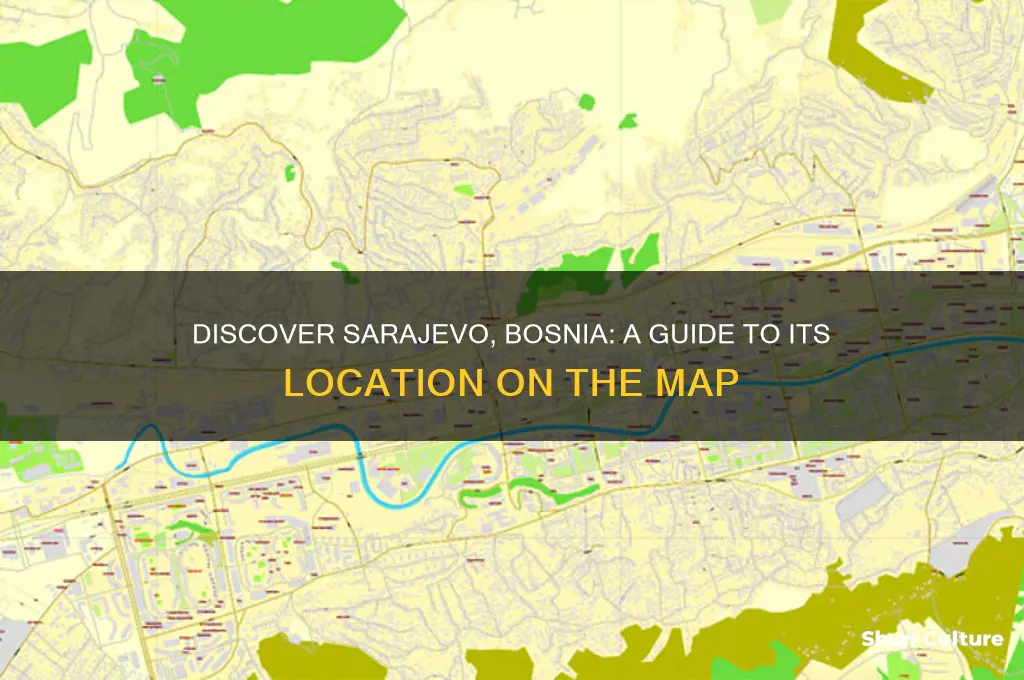 where is sarajevo bosnia on the map