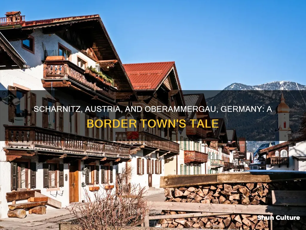 where is scharnitz austria and oberammergau germany