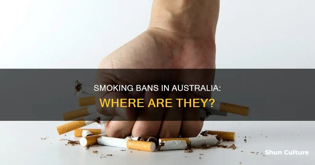 where is smoking banned in australia