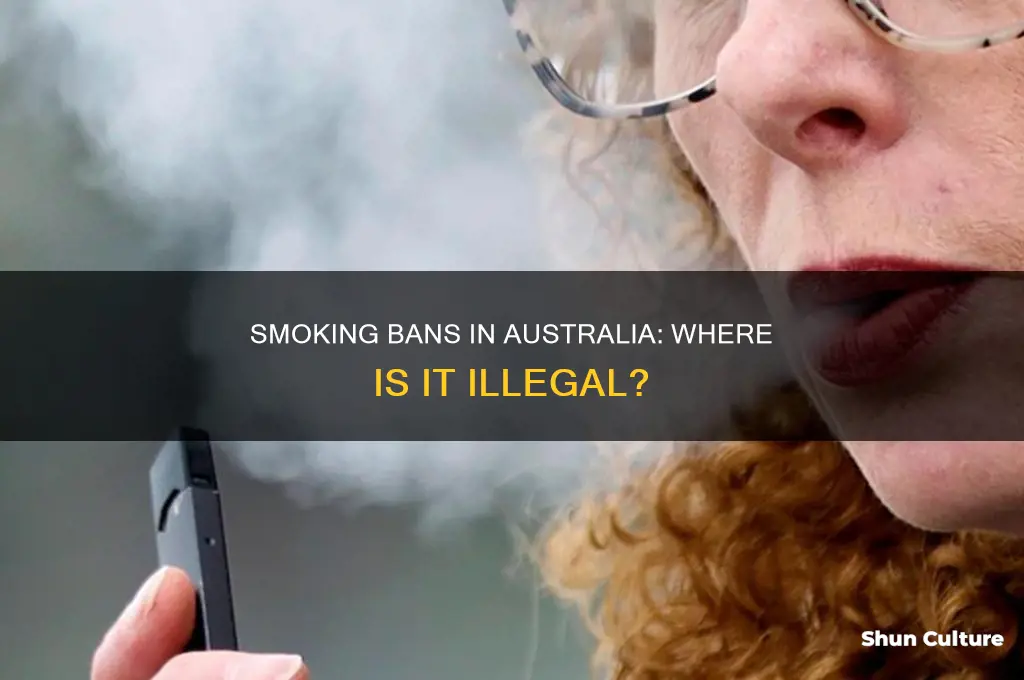where is smoking illegal in australia
