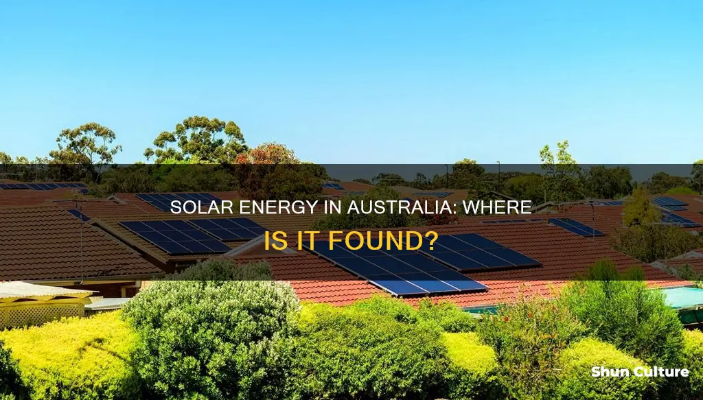 where is solar energy found in australia