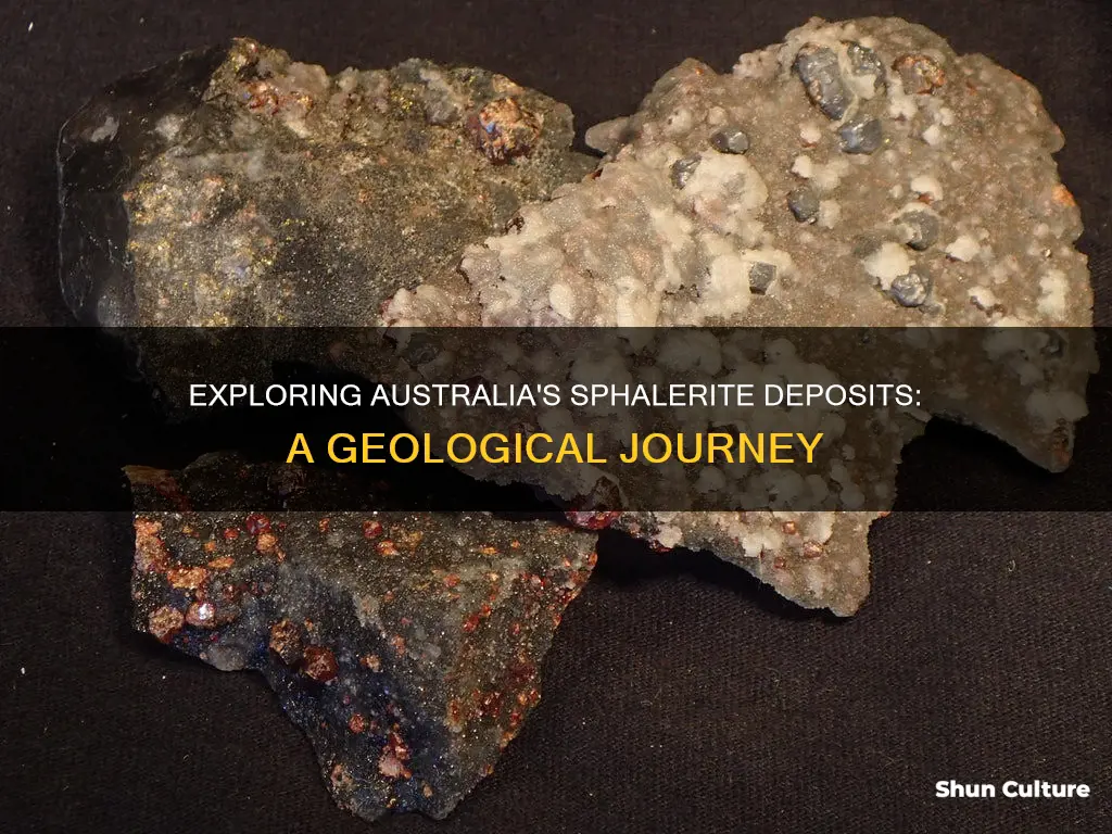 where is sphalerite found in australia