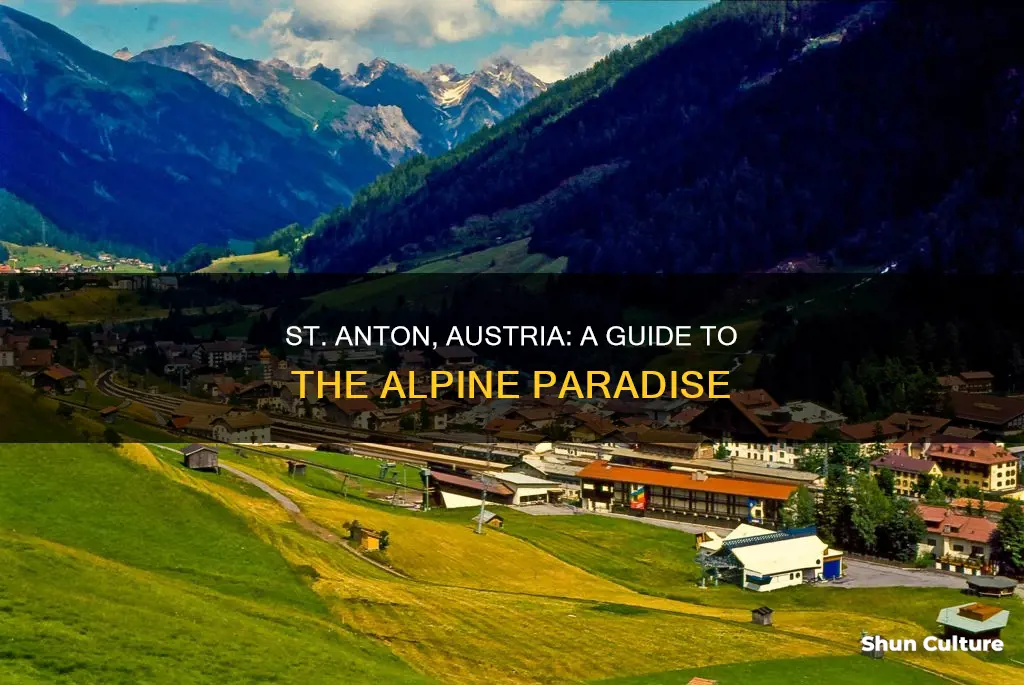 where is st anton austria