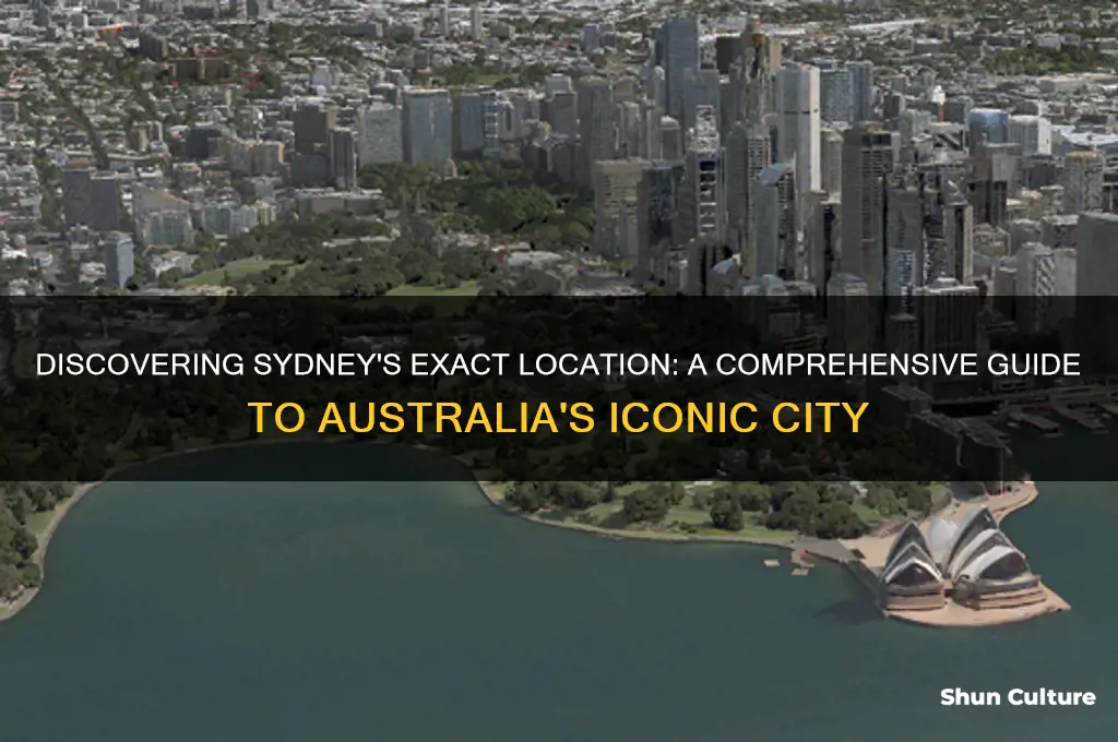 where is sydney australia located exactly