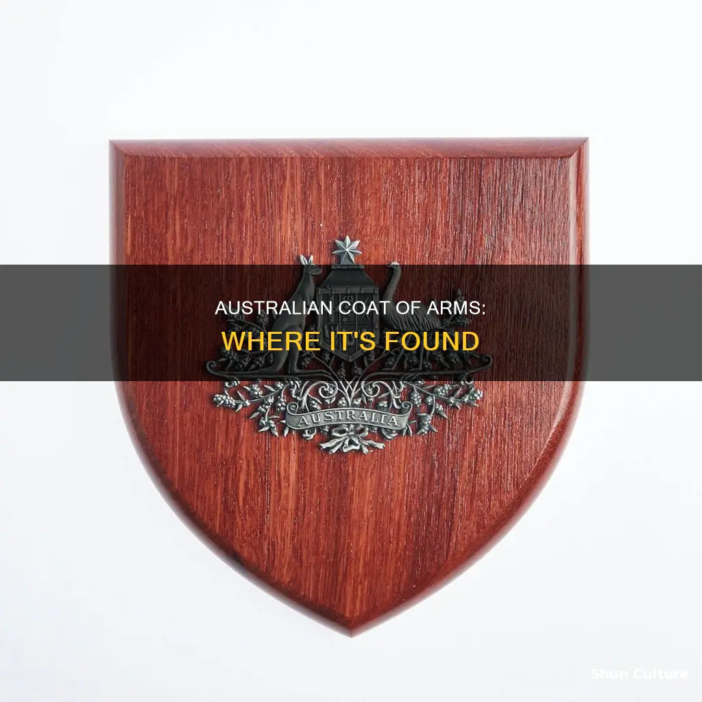 where is the australian coat of arms found