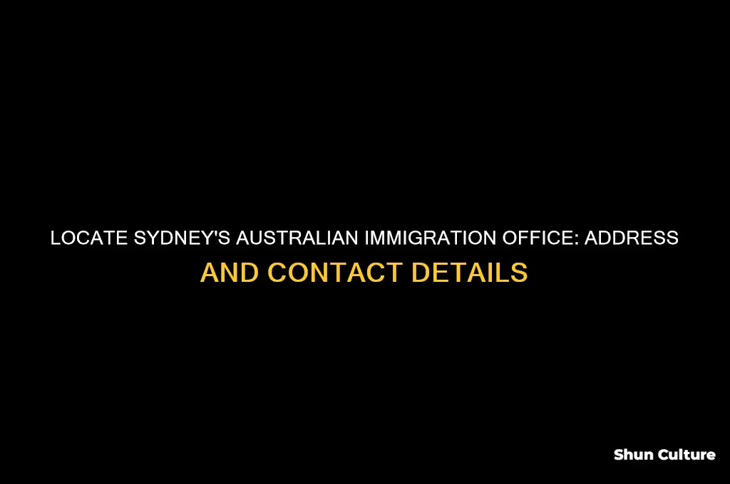 where is the australian immigration office in sydney