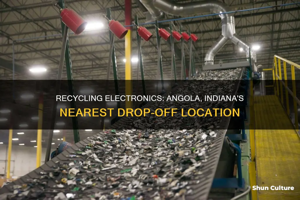 where is the closest electronics recycle location to angola indiana