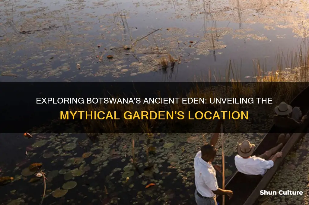 where is the garden of eden in botswana