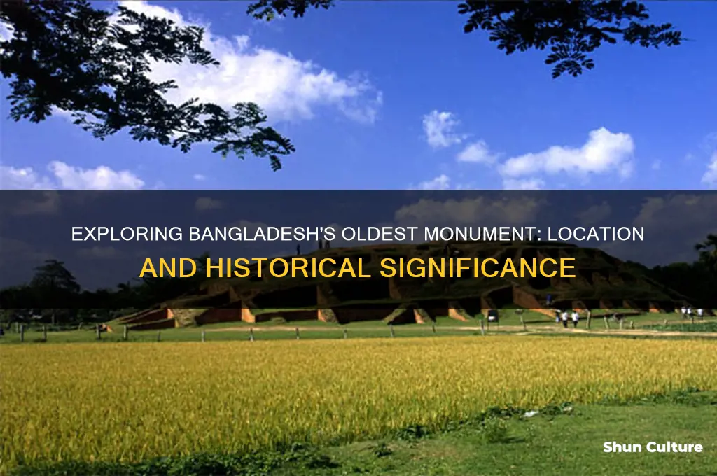 where is the most ancient monument of bangladesh situated
