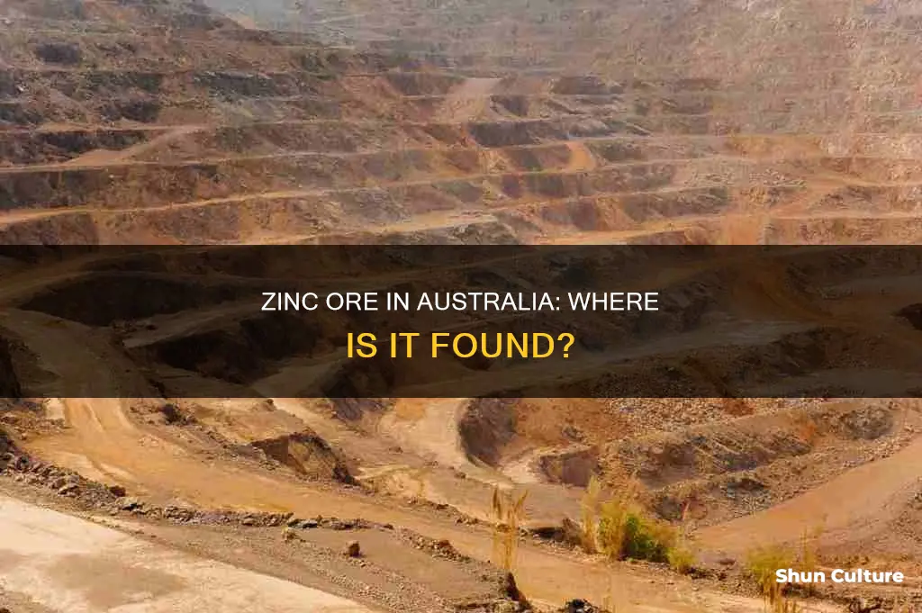 where is the ore of zinc found in australia