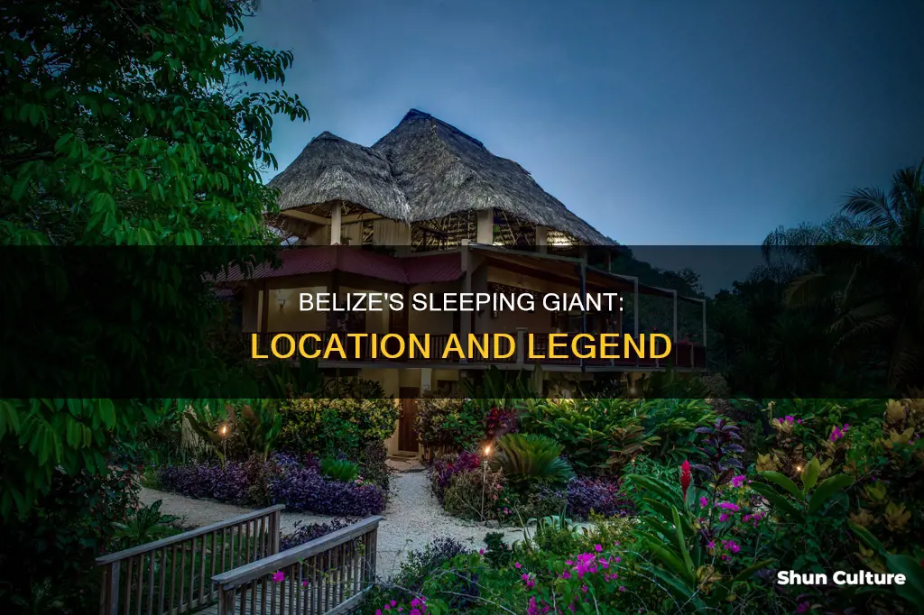 where is the sleeping giant located in belize