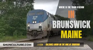 Brunswick Maine: Train Station Location
