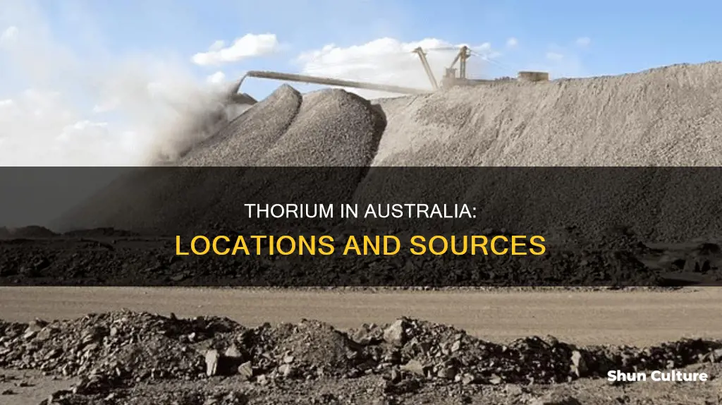 where is thorium found in australia