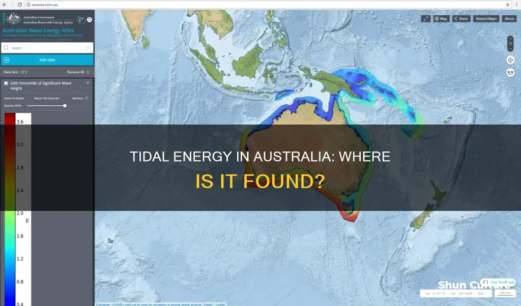 where is tidal energy found in australia