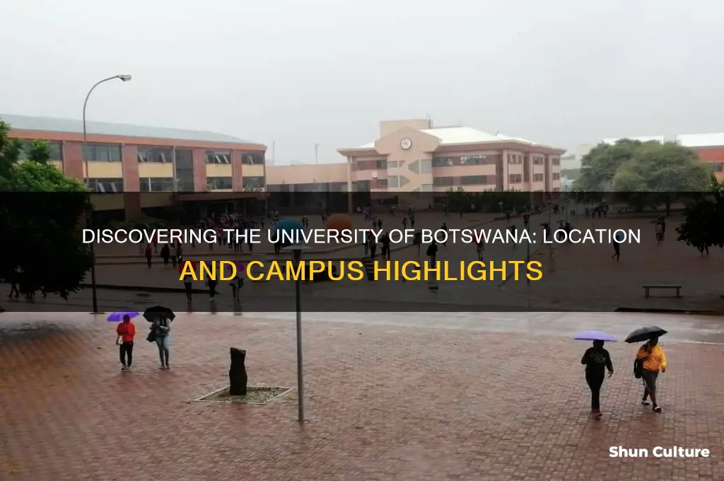 where is university of botswana located