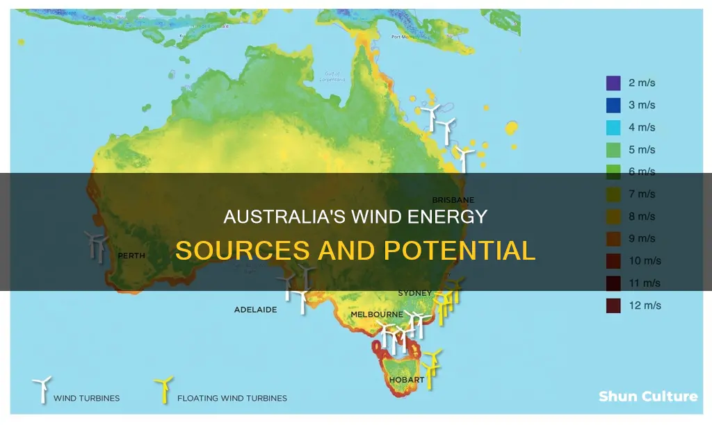 where is wind energy found in australia