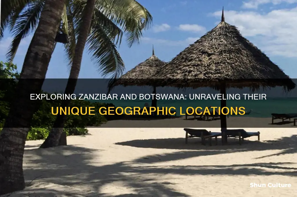 where is zanzibar botswana located