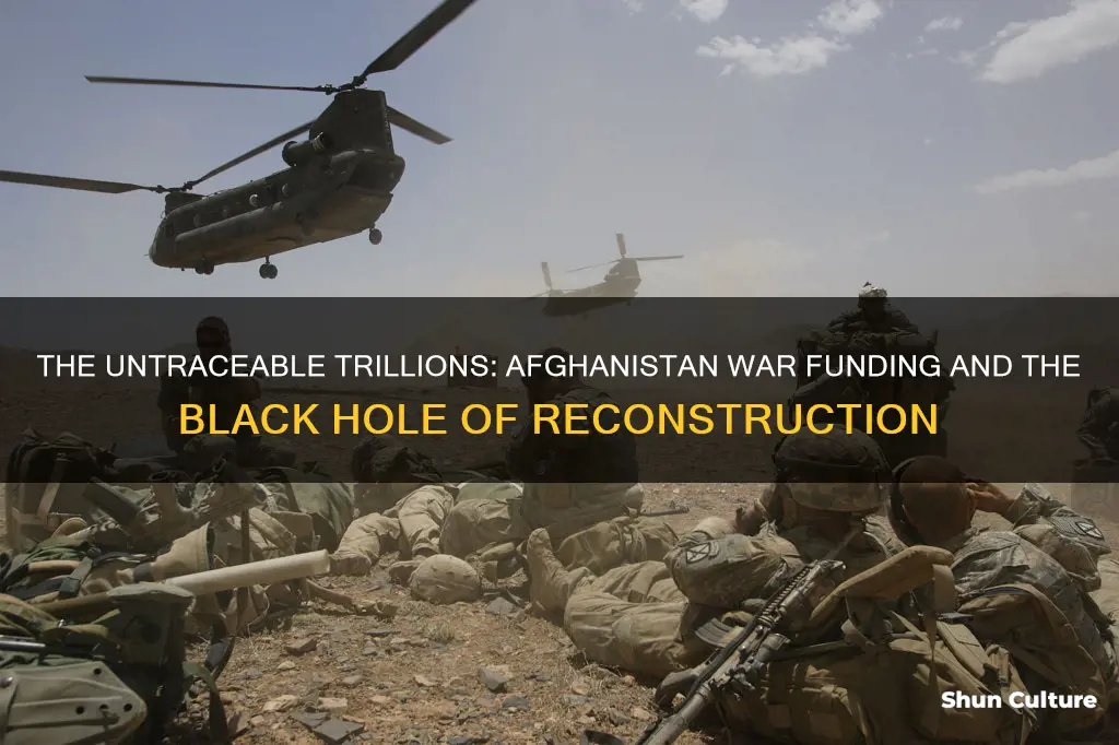 where money went in afghanistan war