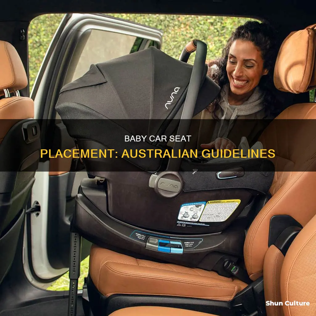 where should baby car seat be placed australia