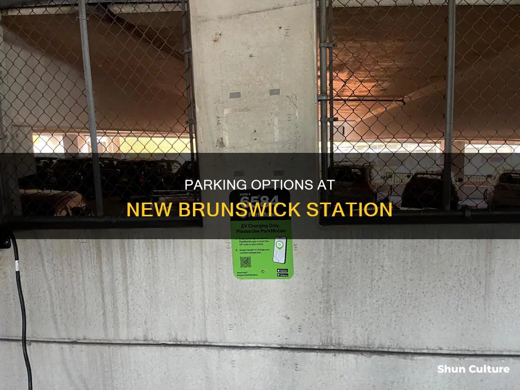 where should I park at the new brunswick train station