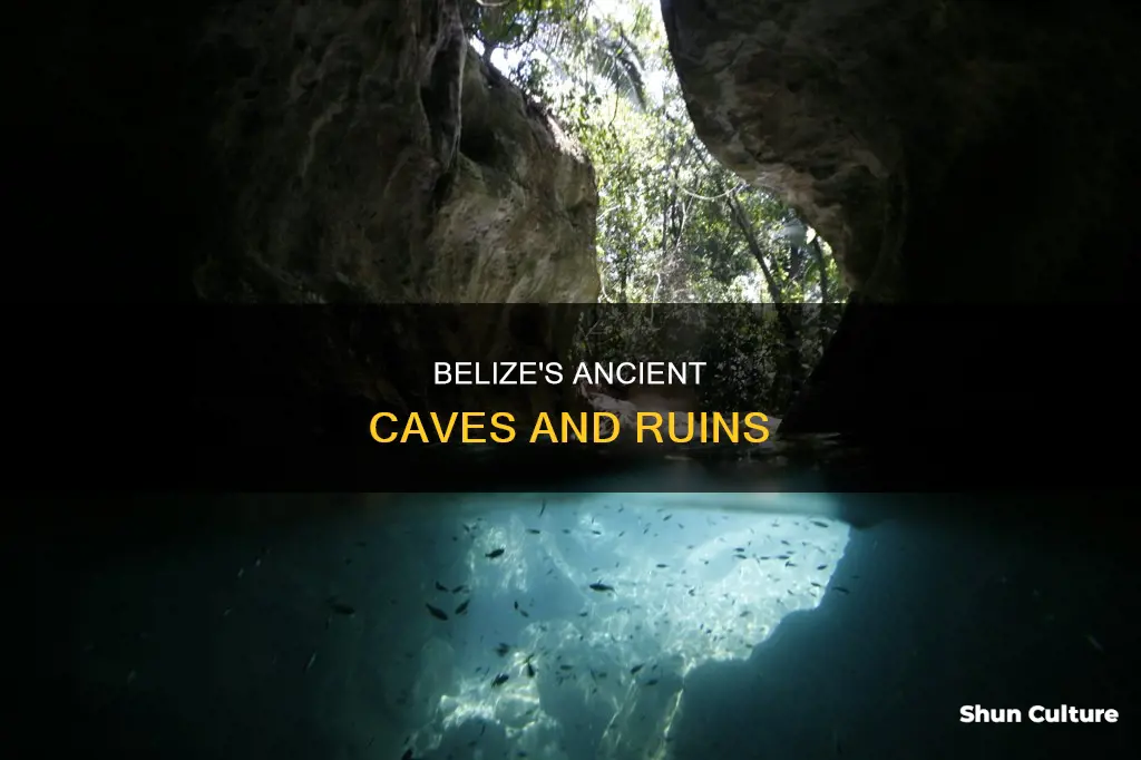 where to access ruins and caving in belize