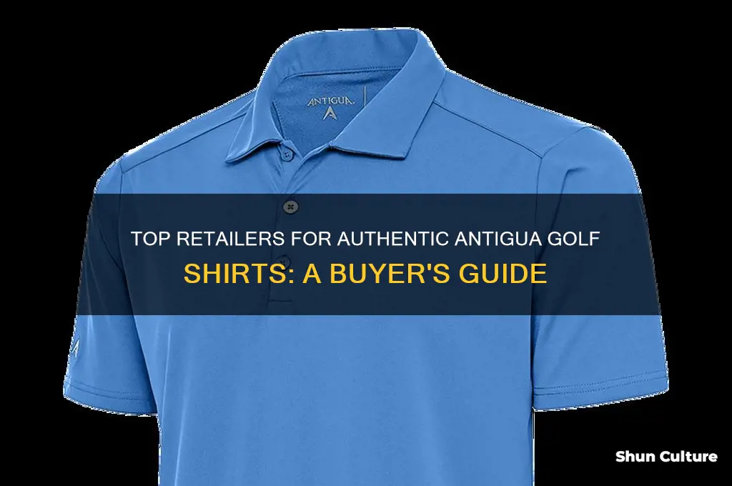 where to buy antigua golf shirts