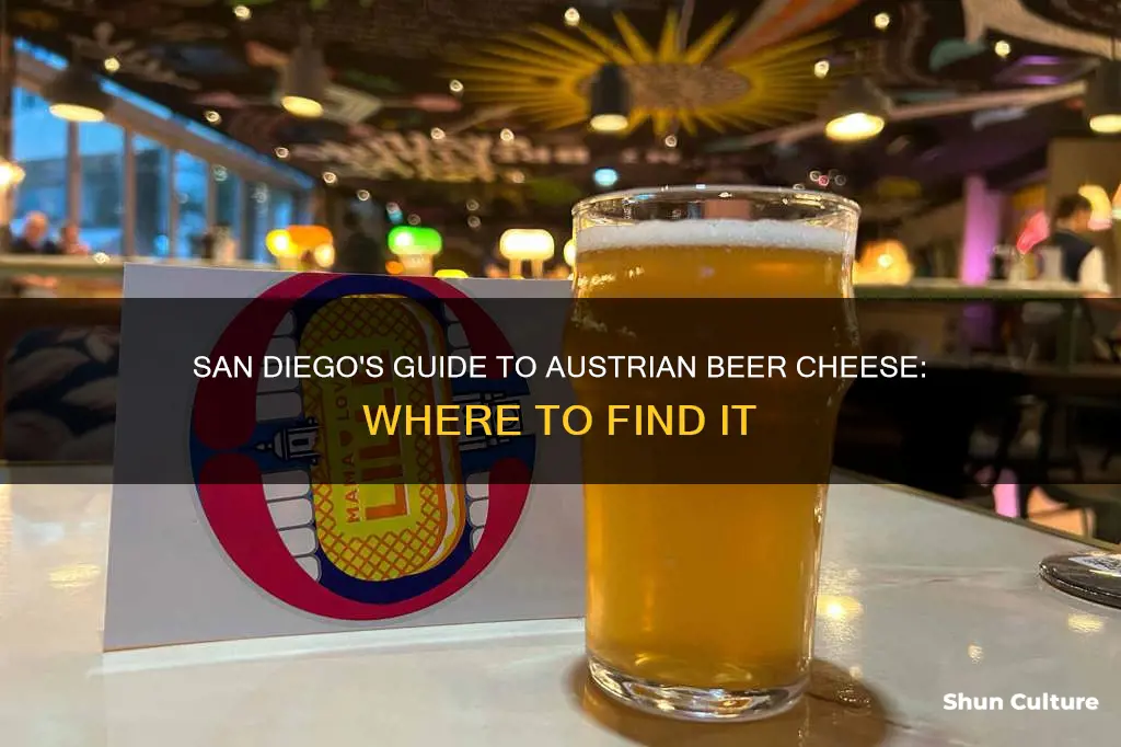 where to buy austrian beer cheese in san diego