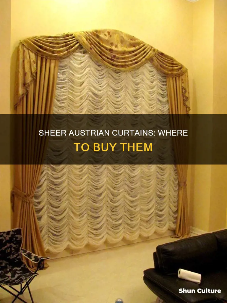 where to buy austrian sheer curtains