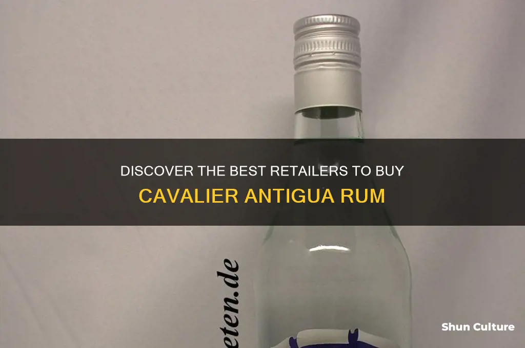where to buy cavalier antigua rum