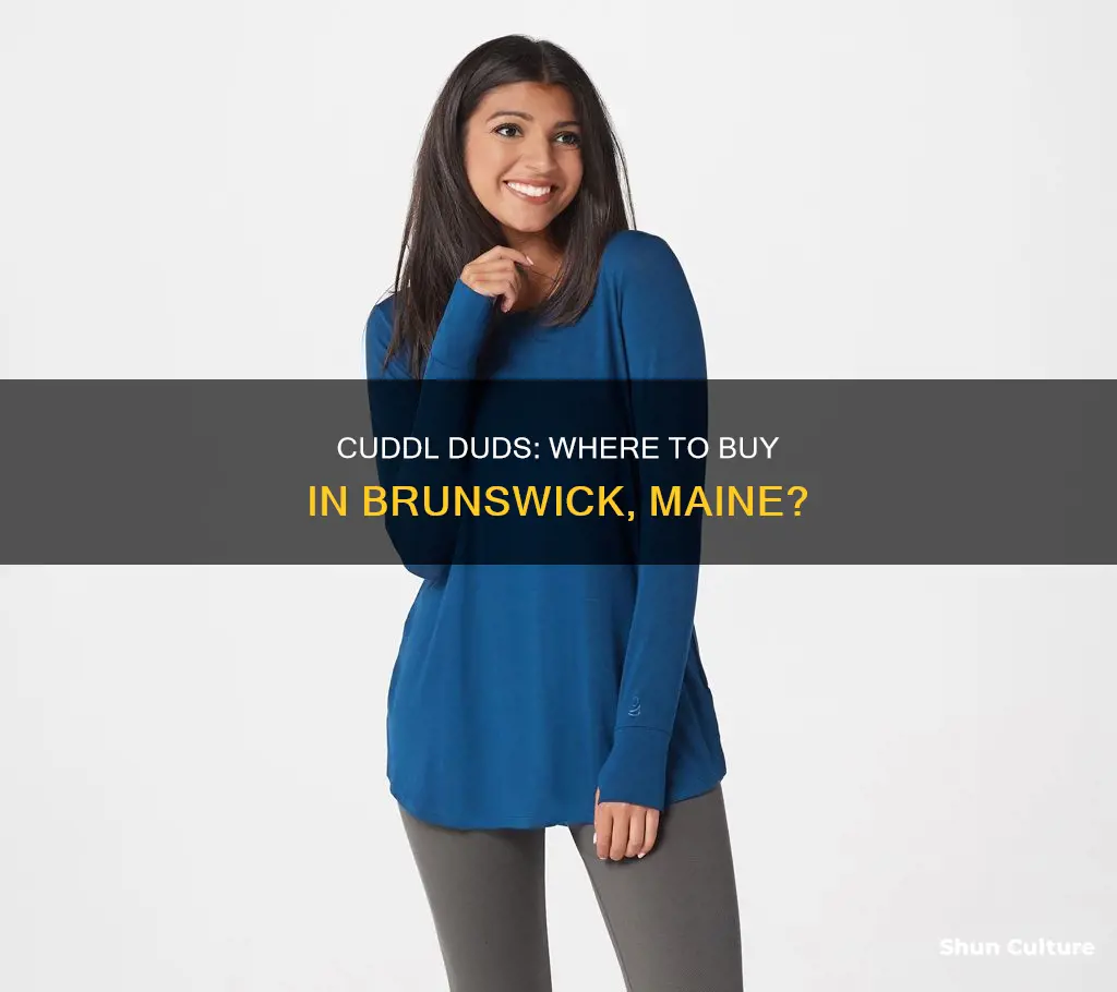 where to buy cuddl duds in brunswick maine