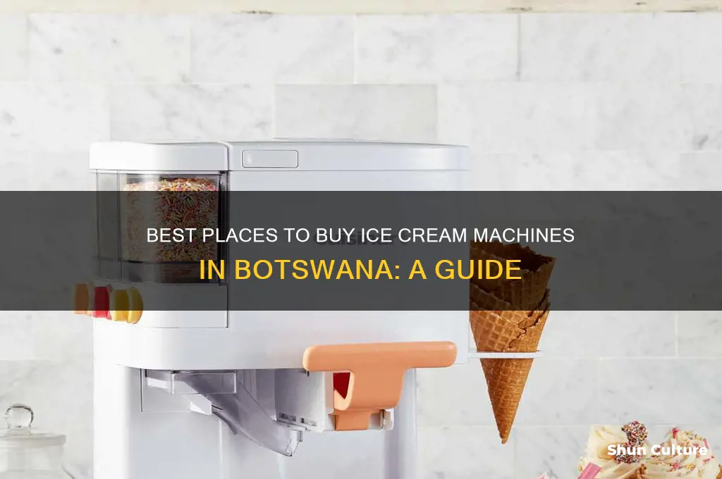 where to buy ice cream machine in botswana