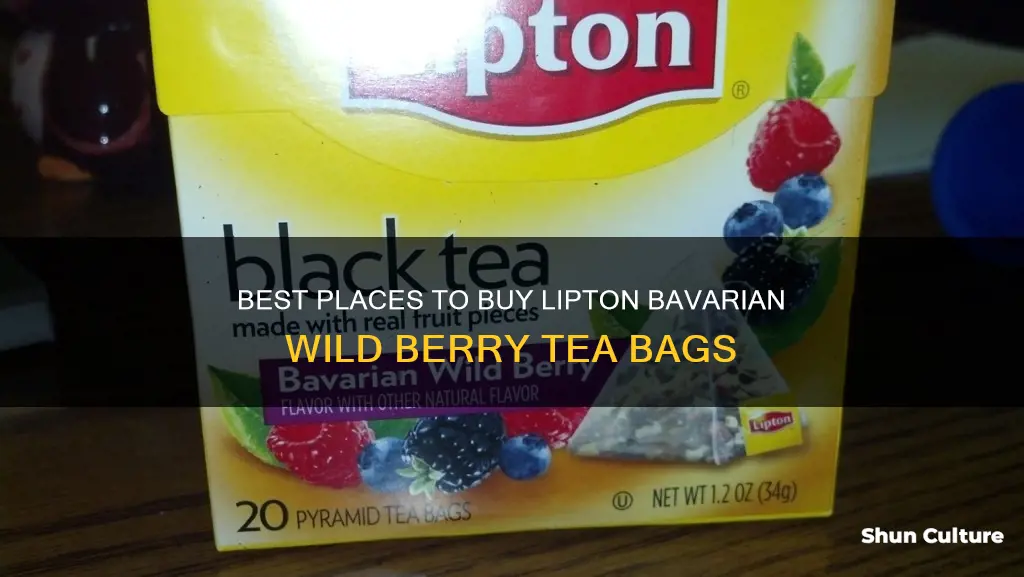 where to buy lipton bavarian wild berry tea bags