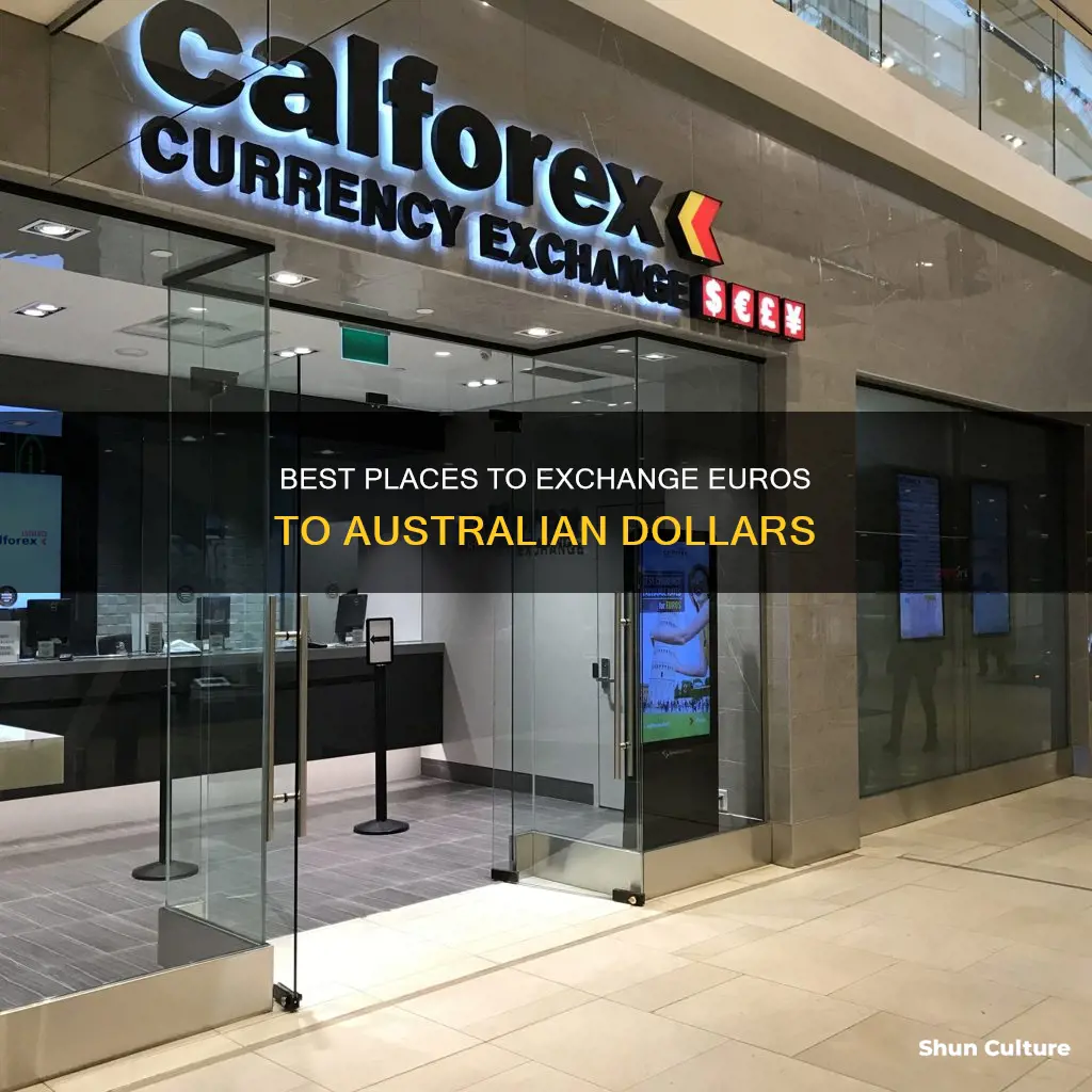 where to change euros to australian dollars