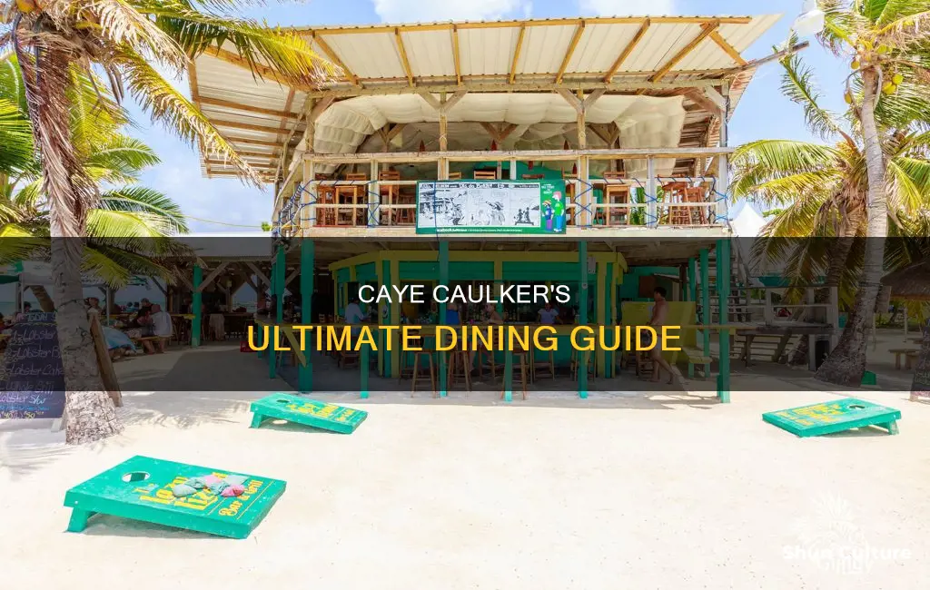 where to eat in caye caulker belize