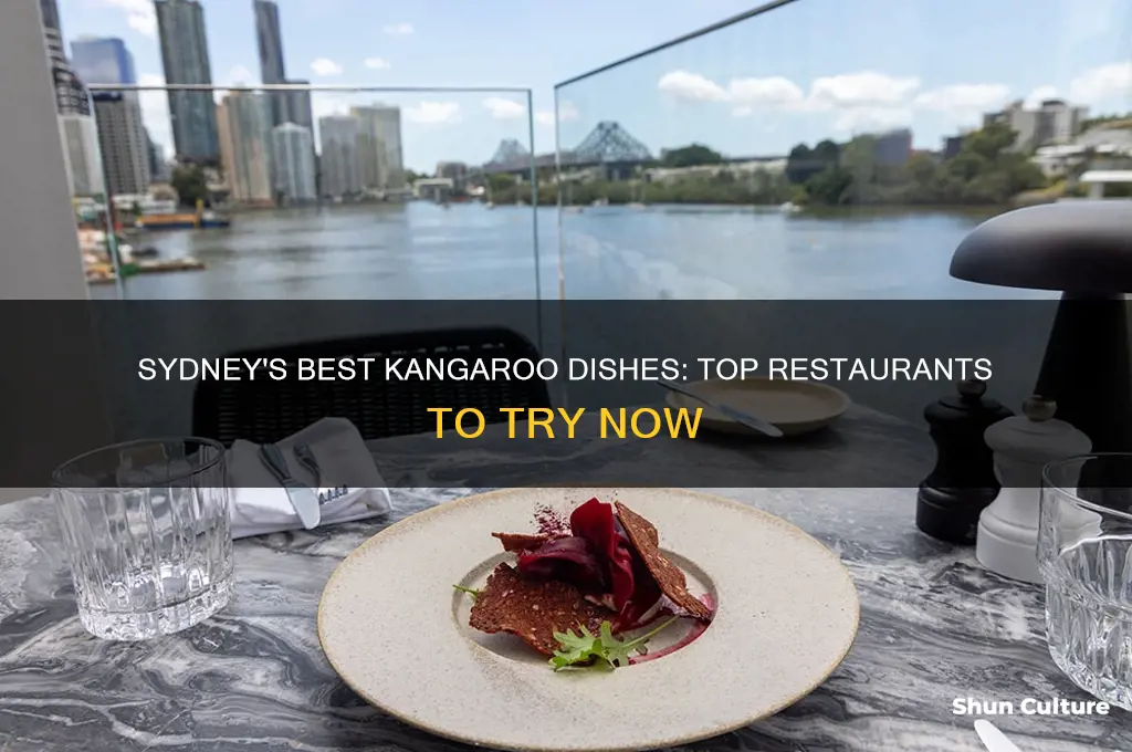 where to eat kangaroo in sydney australia