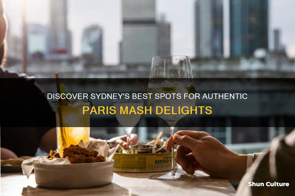 where to eat paris mash in sydney australia