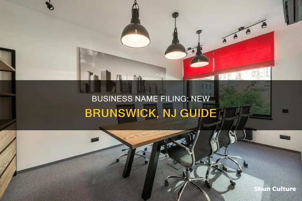 where to file a business name in new brunswick nj