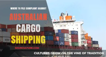 Filing Complaints: Australian Cargo Shipping