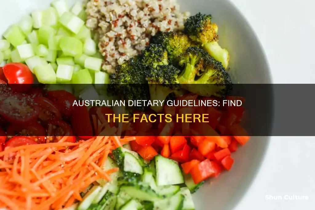 where to find australian dietary guidelines