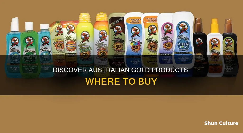 where to find australian gold products